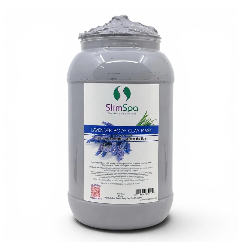 Body Clay Mask 1 Gallon — professional detox & inch loss body treatment for high-volume spas | SlimSpa