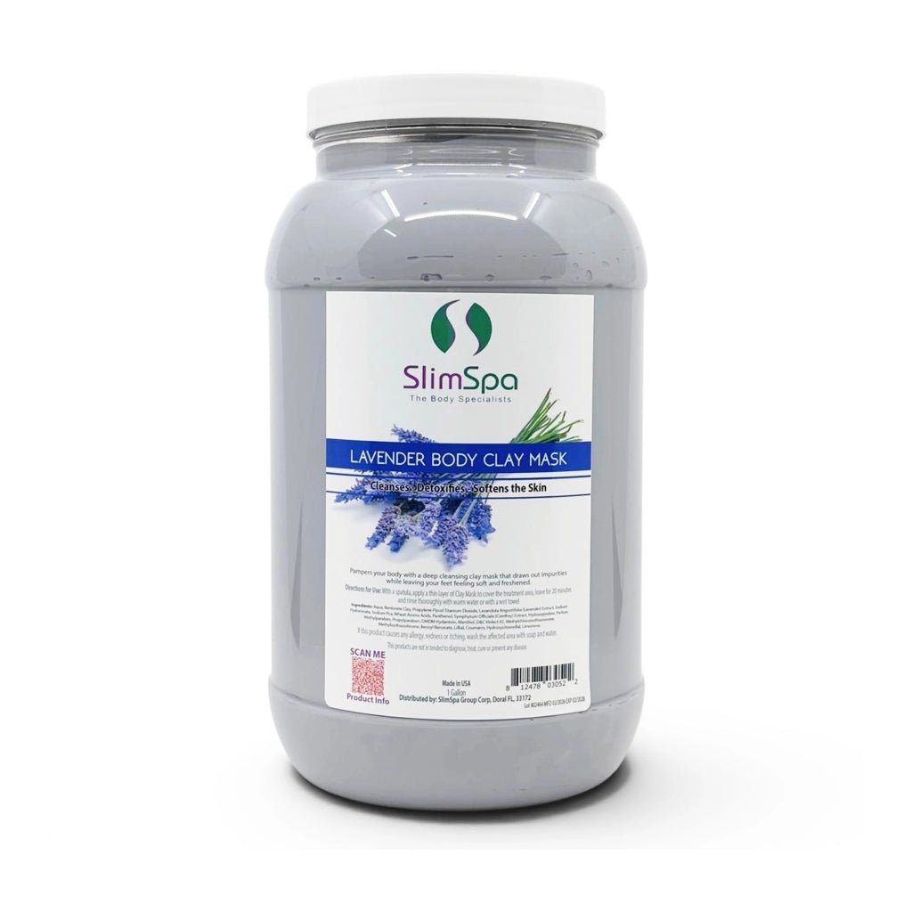 SlimSpa Detox Clay Body Mask 1 Gallon - Professional Inch Loss & Sculpting for Estheticians | SlimSpa