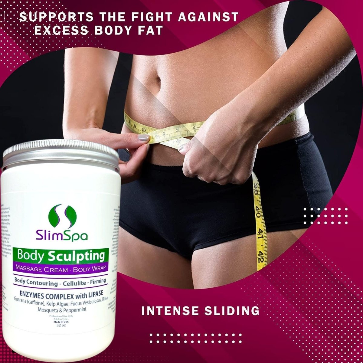 Body Sculpting Cream 32oz – Professional Anti-Cellulite Firming