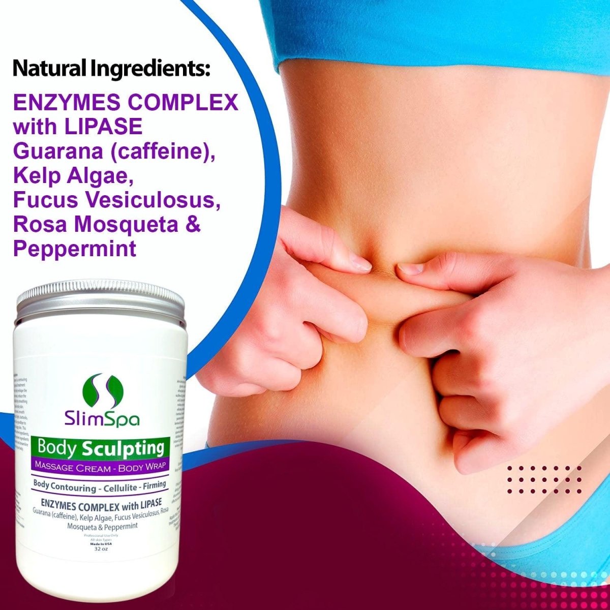 Body Sculpting Cream 32 oz - SlimSpaOnline