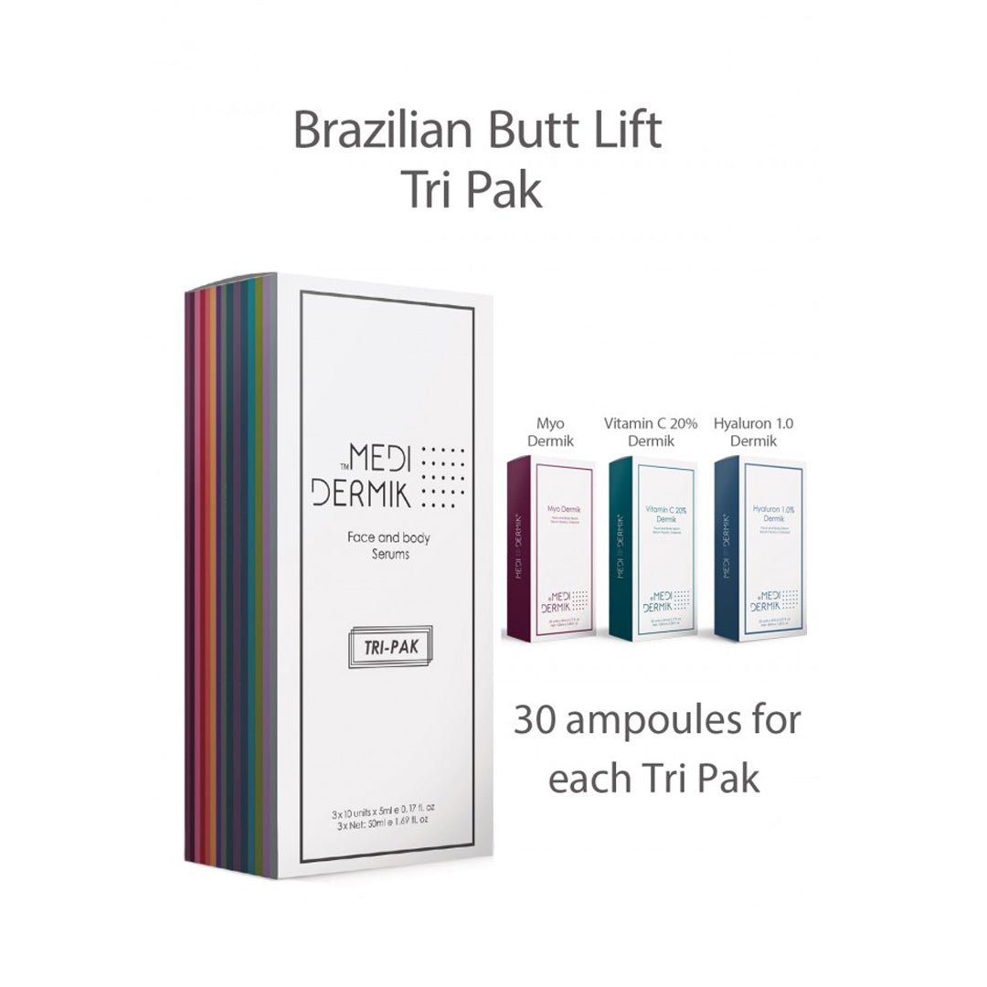 Brazilian Butt Lift Tri Pak (30 Ampoules) - SlimSpaOnline