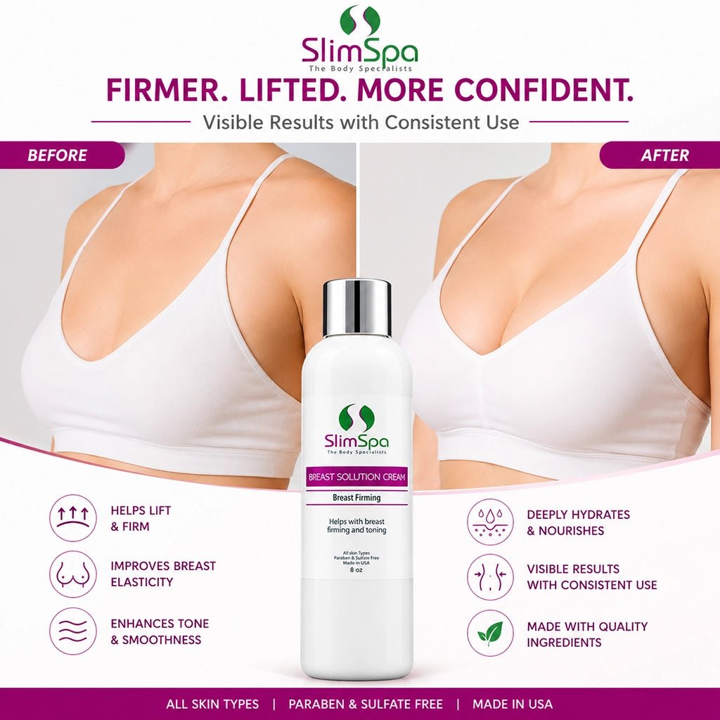 Breast Firming & Lifting Cream – Professional Collagen & Elastin Treatment (8 oz) - SlimSpaOnline