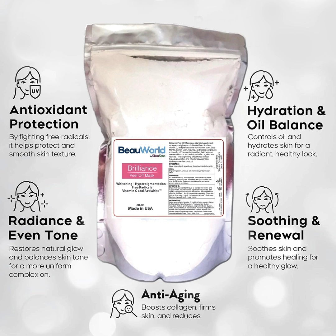 Brilliance Peel Off Mask 20 oz. - SlimSpaOnline