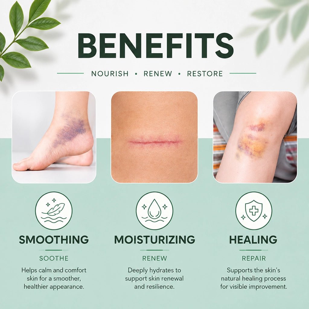 Bruise & Scar Organic Cream 8oz – Professional Post-Surgery Healing & Scar Recovery Treatment - SlimSpaOnline