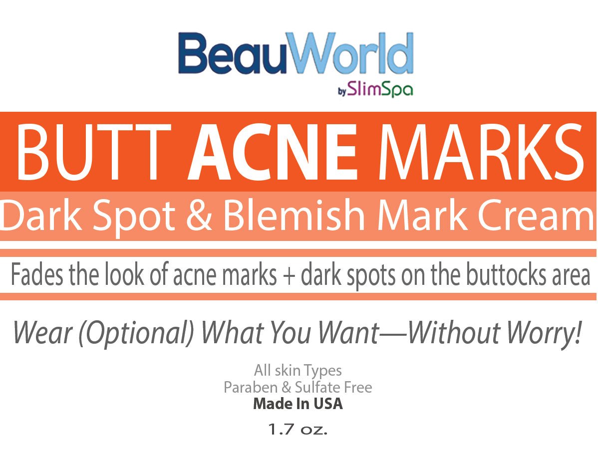 Butt Acne Marks & Dark Spots Cream 1.7 oz - SlimSpaOnline
