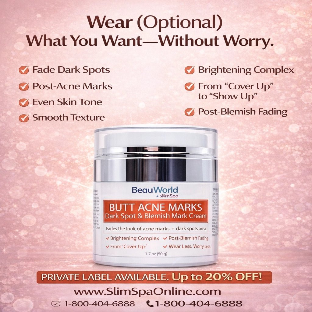 Butt Acne Marks & Dark Spots Cream 1.7 oz - SlimSpaOnline