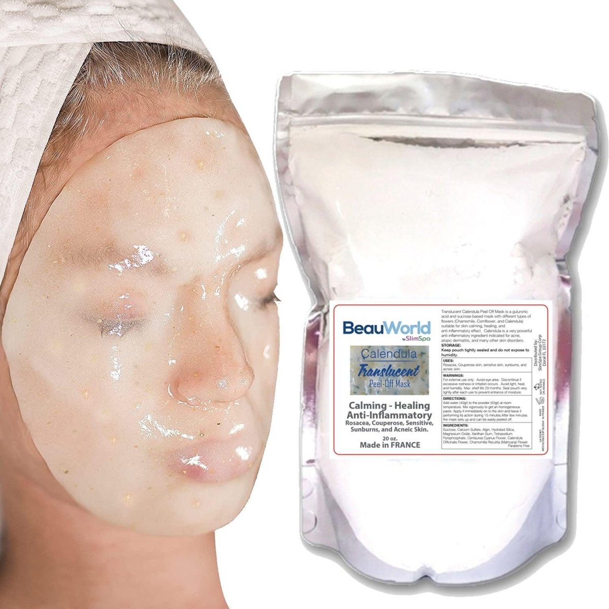 Calendula HydroGel Peel Off Mask 20 oz. - SlimSpaOnline
