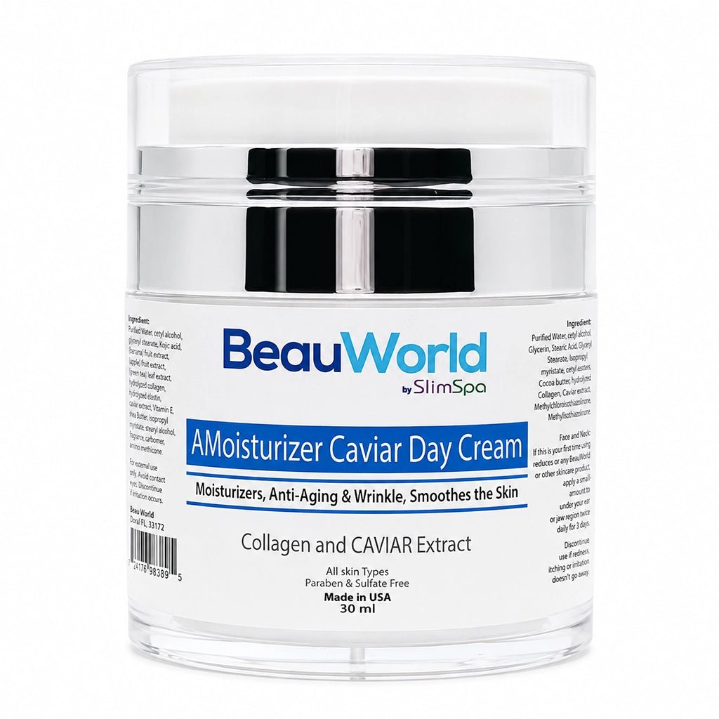 Caviar Day Cream 50ml – Luxury Anti-Aging Marine Collagen Moisturizer for Professional Spa Retail - SlimSpaOnline