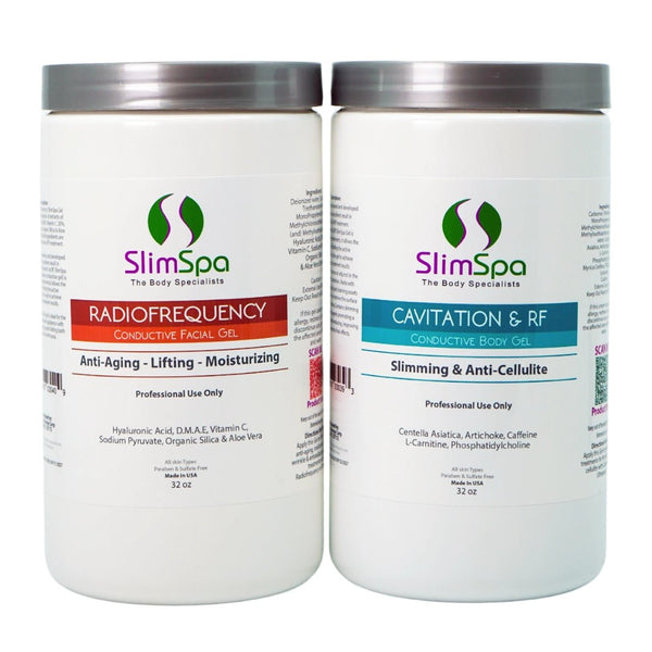 Best Cavitation & RF Gel Combo 32 oz for Estheticians | SlimSpa