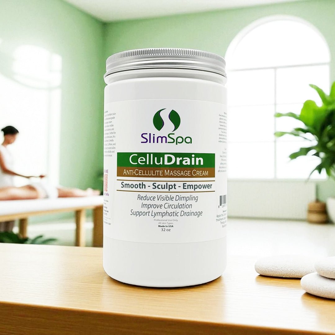 CelluDrain – Anti - Cellulite Massage Cream 32 oz. - SlimSpaOnline