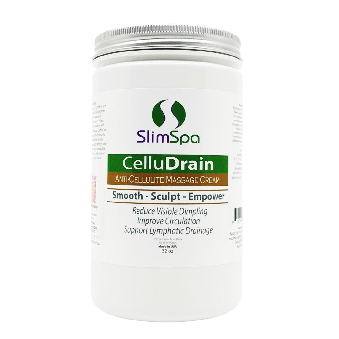 CelluDrain – Anti - Cellulite Massage Cream 32 oz. - SlimSpaOnline