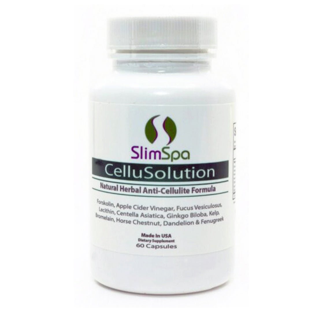 CelluSolution Natural Herbal Anti - Cellulite Formula 60 Caps - SlimSpaOnline