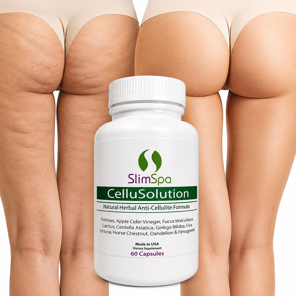 CelluSolution Natural Herbal Anti-Cellulite Supplement 60 Caps – Professional Spa Retail Formula - SlimSpaOnline