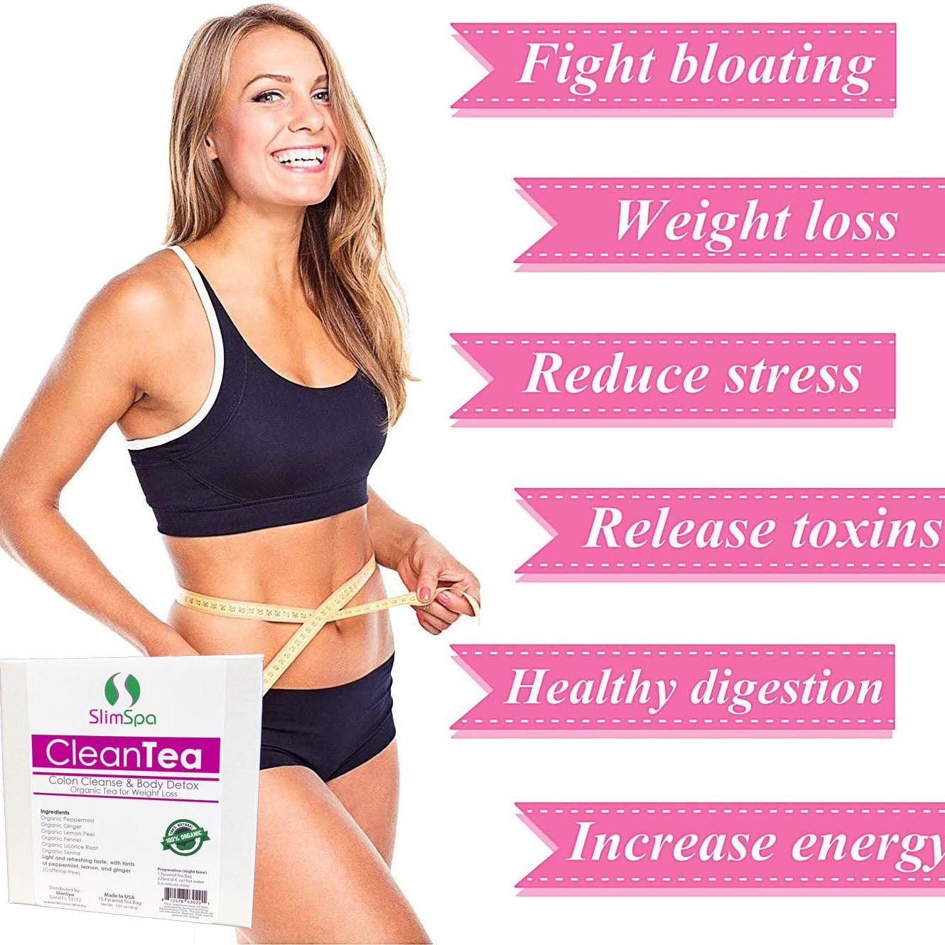 CleanTea Colon Cleanse & Body Detox Organic Tea for Weight Loss (30 Tea Bags)-1435