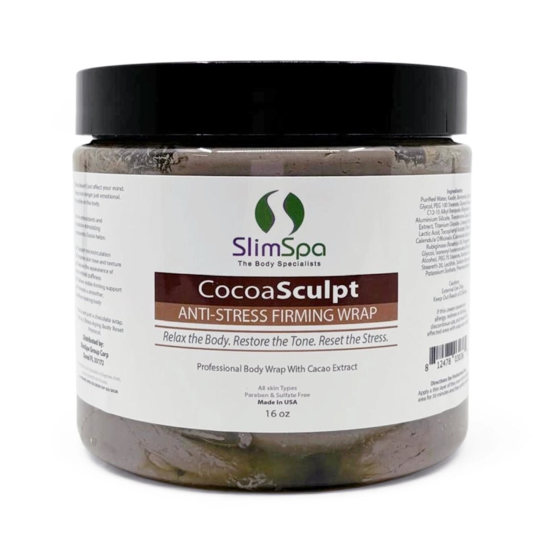 CocoaSculpt™ Anti - Stress Firming Body Wrap (16oz) - SlimSpaOnline