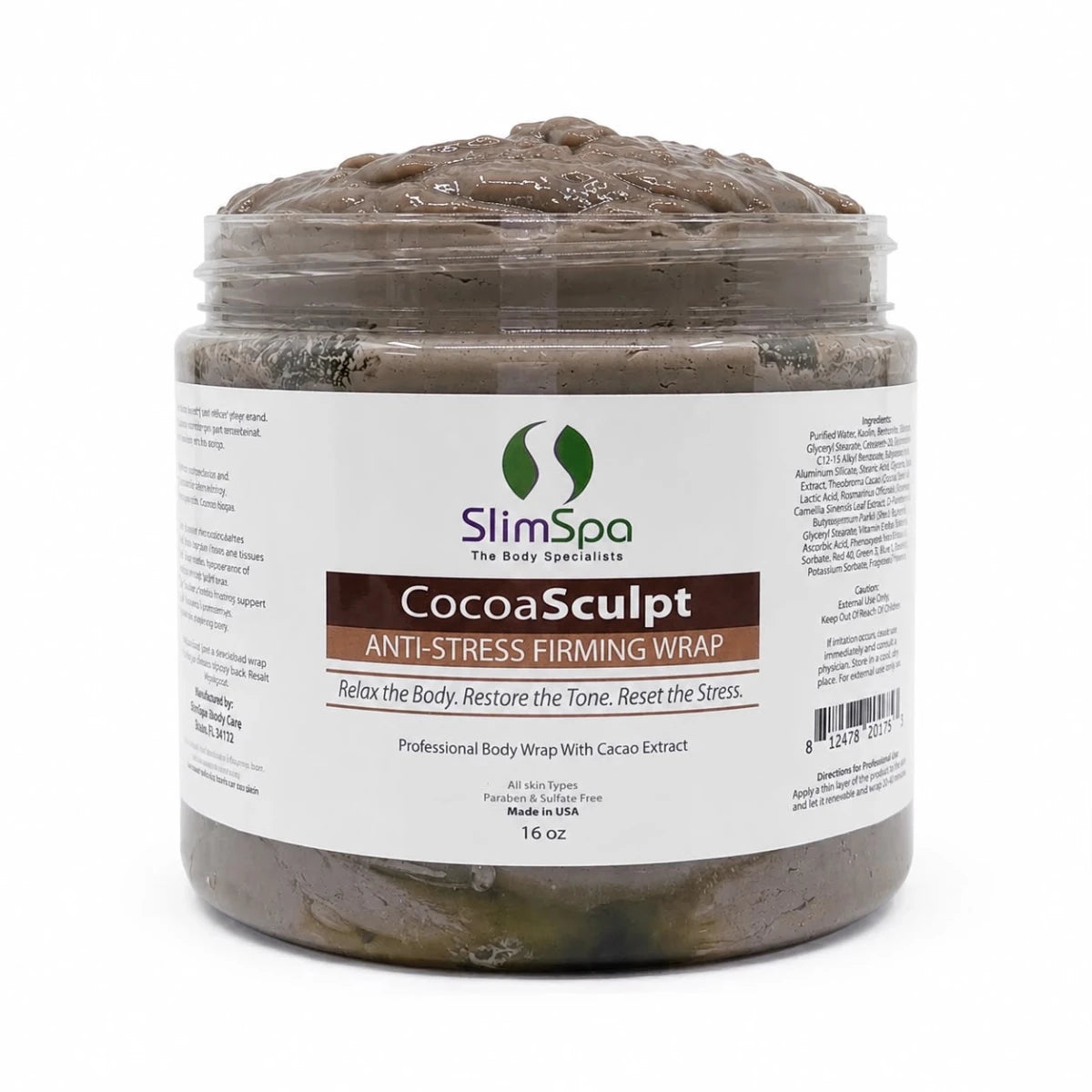 CocoaSculpt™ Anti - Stress Firming Body Wrap 16oz – Professional Chocolate Therapy & Firming Treatment - SlimSpaOnline