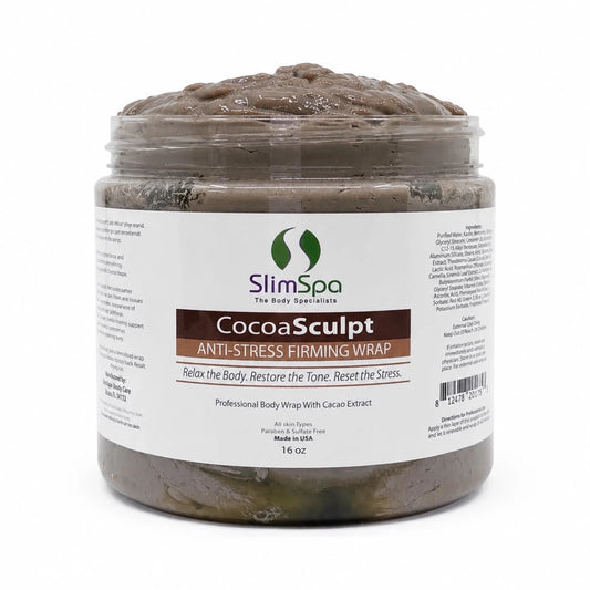 CocoaSculpt™ Anti - Stress Firming Body Wrap 16oz – Professional Chocolate Therapy & Firming Treatment - SlimSpaOnline