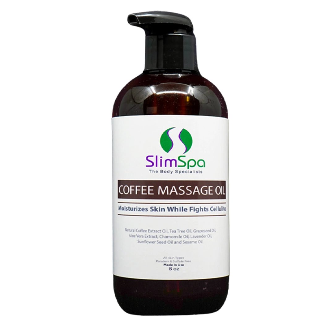 Coffee Body Massage Oil 8oz - SlimSpaOnline