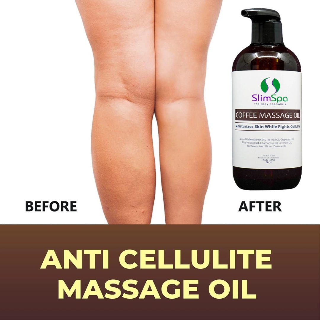 Coffee Body Massage Oil 8oz - SlimSpaOnline