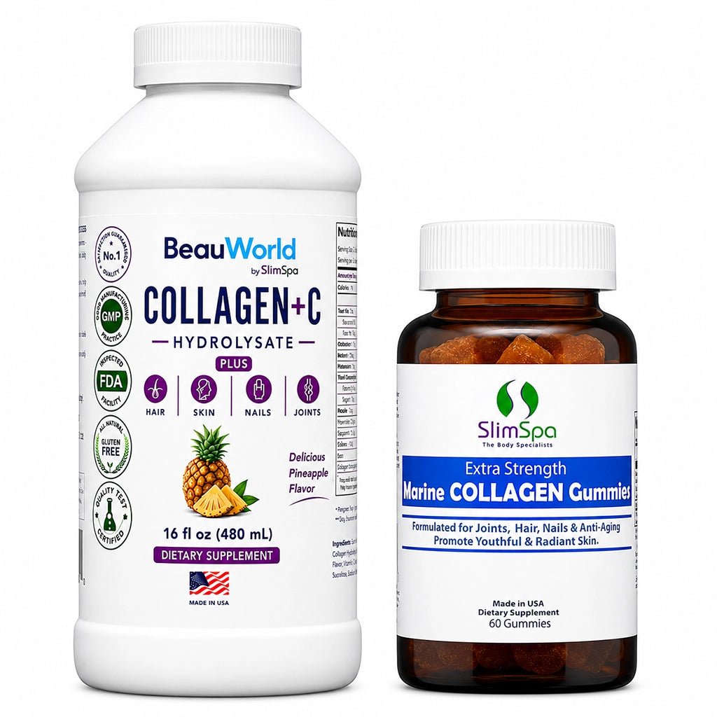 Collagen Booster Duo – Professional Complete Anti-Aging Collagen System for Spa Retail - SlimSpaOnline