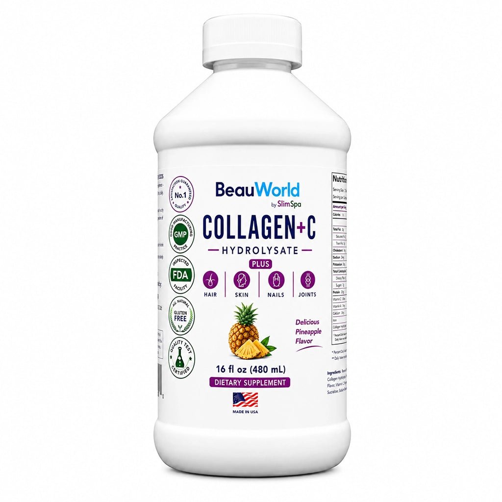 Collagen C Plus Liquid 16oz – Professional Anti-Aging Collagen & Vitamin C Supplement for Spa Retail - SlimSpaOnline