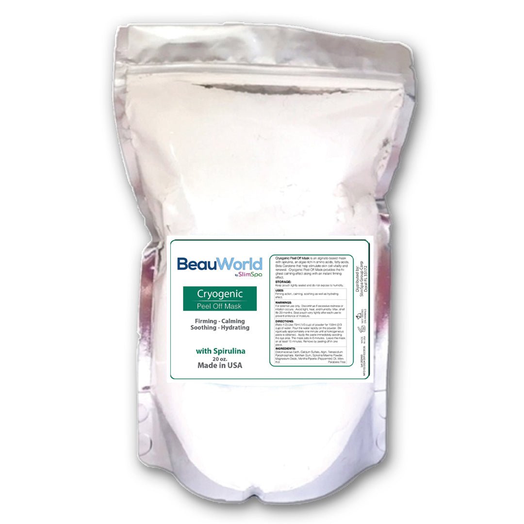 Cryogenic Peel - Off Mask with Spirulina 20 oz. - SlimSpaOnline