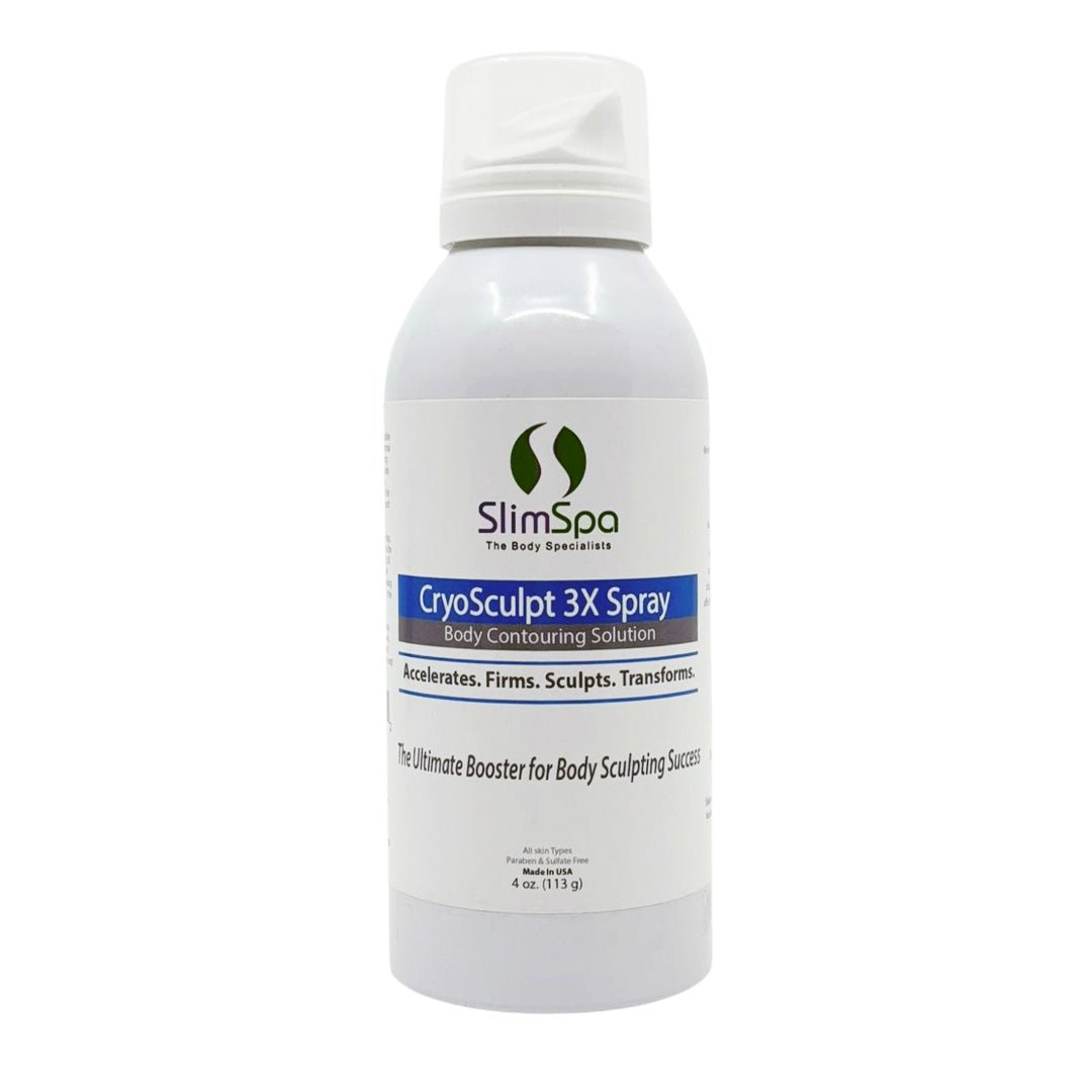 CryoSculpt 3X Spray 4oz — professional cryotherapy accelerator for 3X body contouring results | SlimSpa