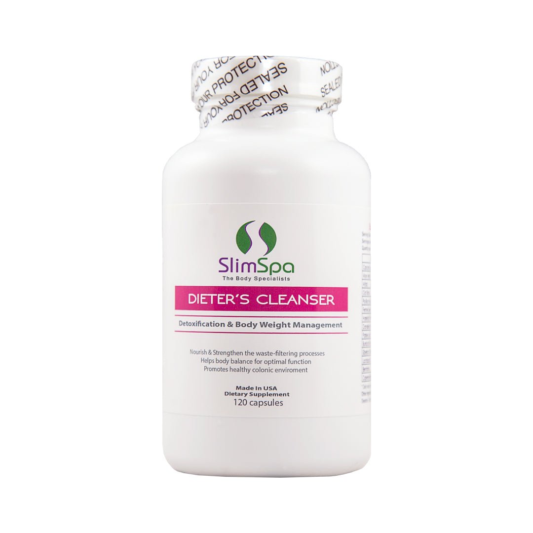 Dieter's Cleanse 120 Caps — professional herbal digestive wellness supplement for spa retail | SlimSpa