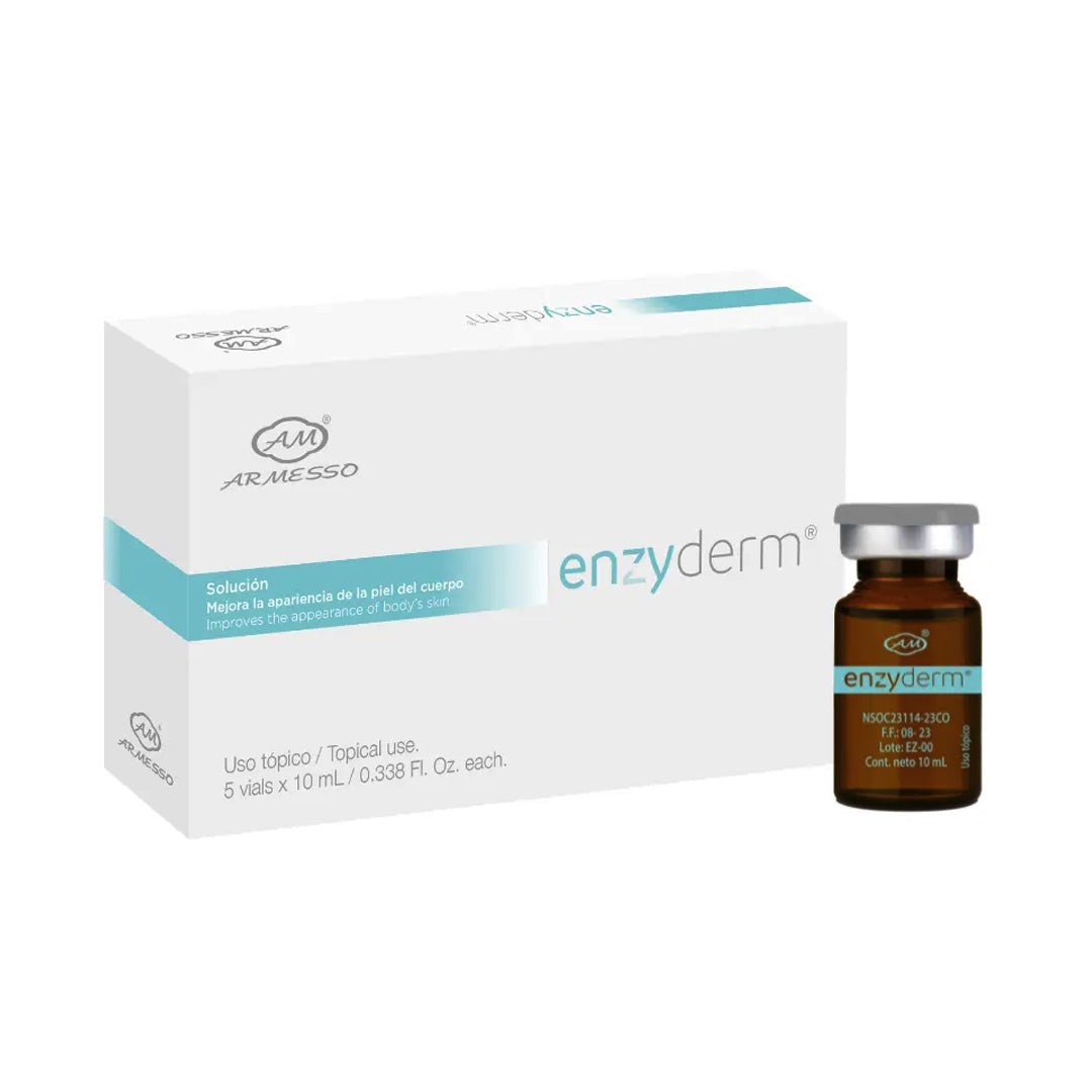 EnzyDerm Vials 5x10ml — professional enzyme-based skin renewal & contouring mesotherapy | SlimSpa