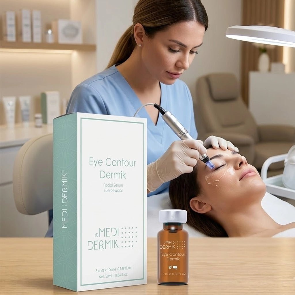Eye Contour Serum — Professional Anti-Puffiness, Dark Circle & Fine Line Treatment for Estheticians, 5x10ml - SlimSpaOnline