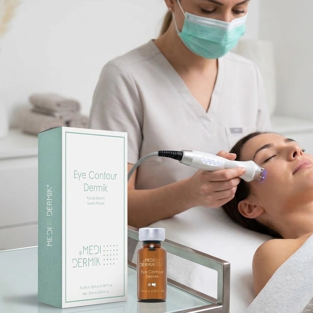 Eye Contour Serum — Professional Anti-Puffiness, Dark Circle & Fine Line Treatment for Estheticians, 5x10ml - SlimSpaOnline