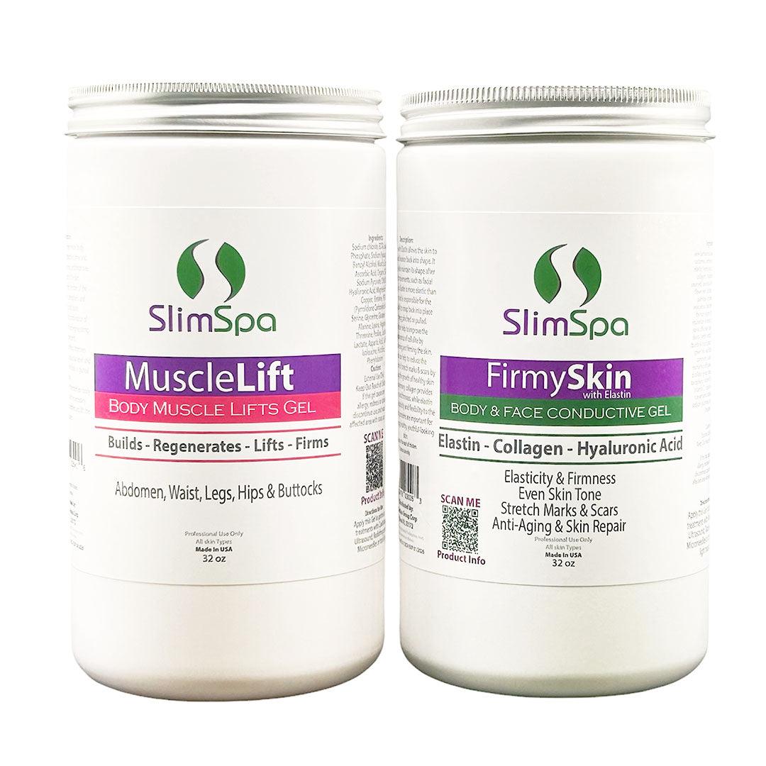 Firm and Lift Combo Gel 32oz — professional skin tightening & body lifting duo for estheticians | SlimSpa