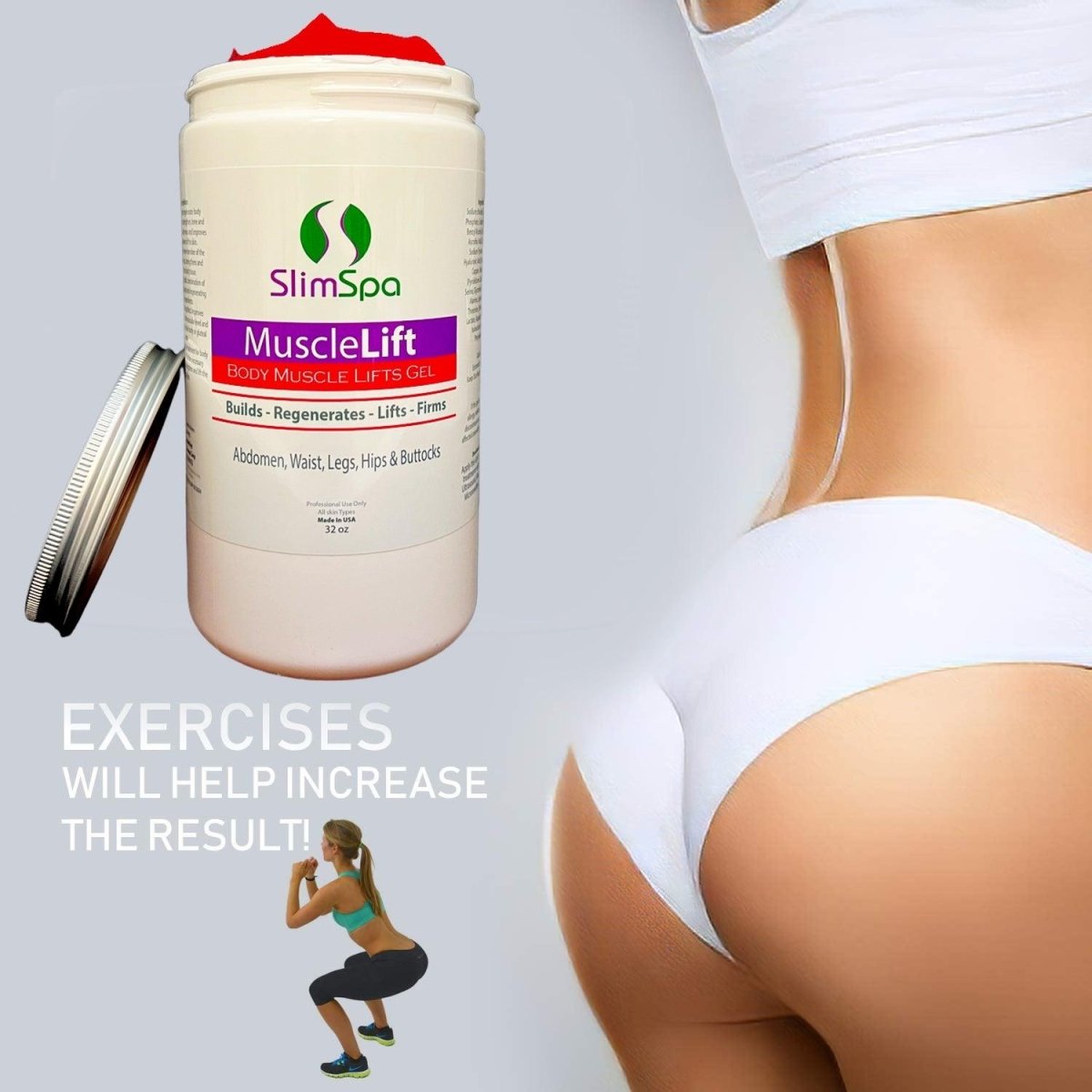 Best Firming & Lifting Combo Gel 32 oz for Estheticians | SlimSpa