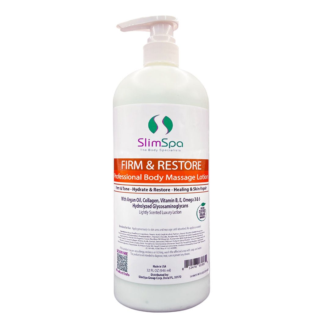 FIRM & RESTORE Professional Body Massage Lotion 32 oz. - SlimSpaOnline
