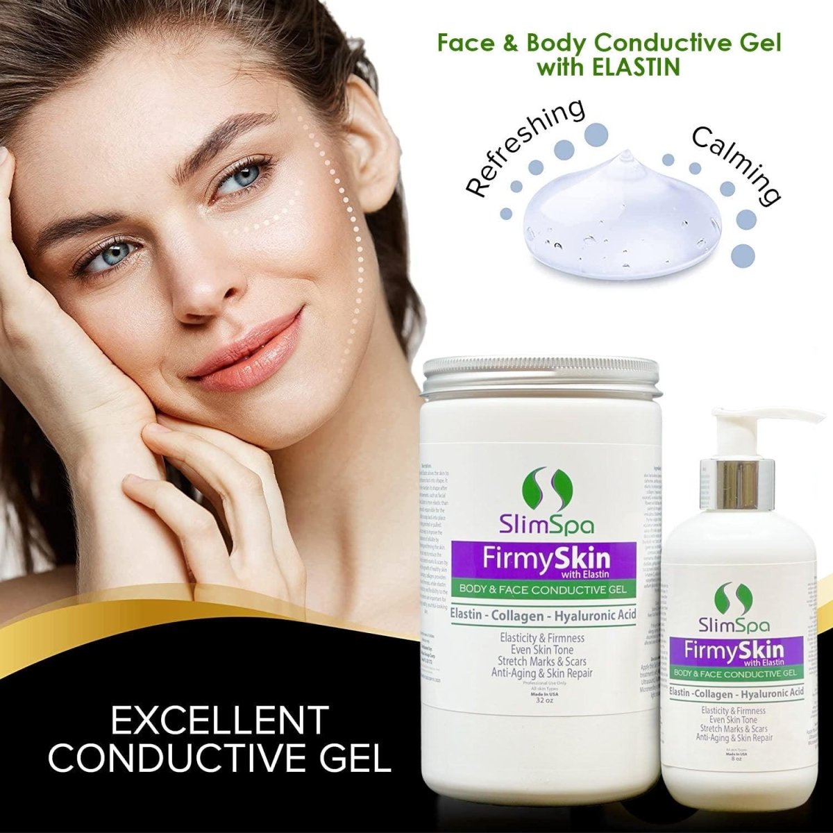 FirmySkin with ELASTIN Gel 32 oz. - SlimSpaOnline