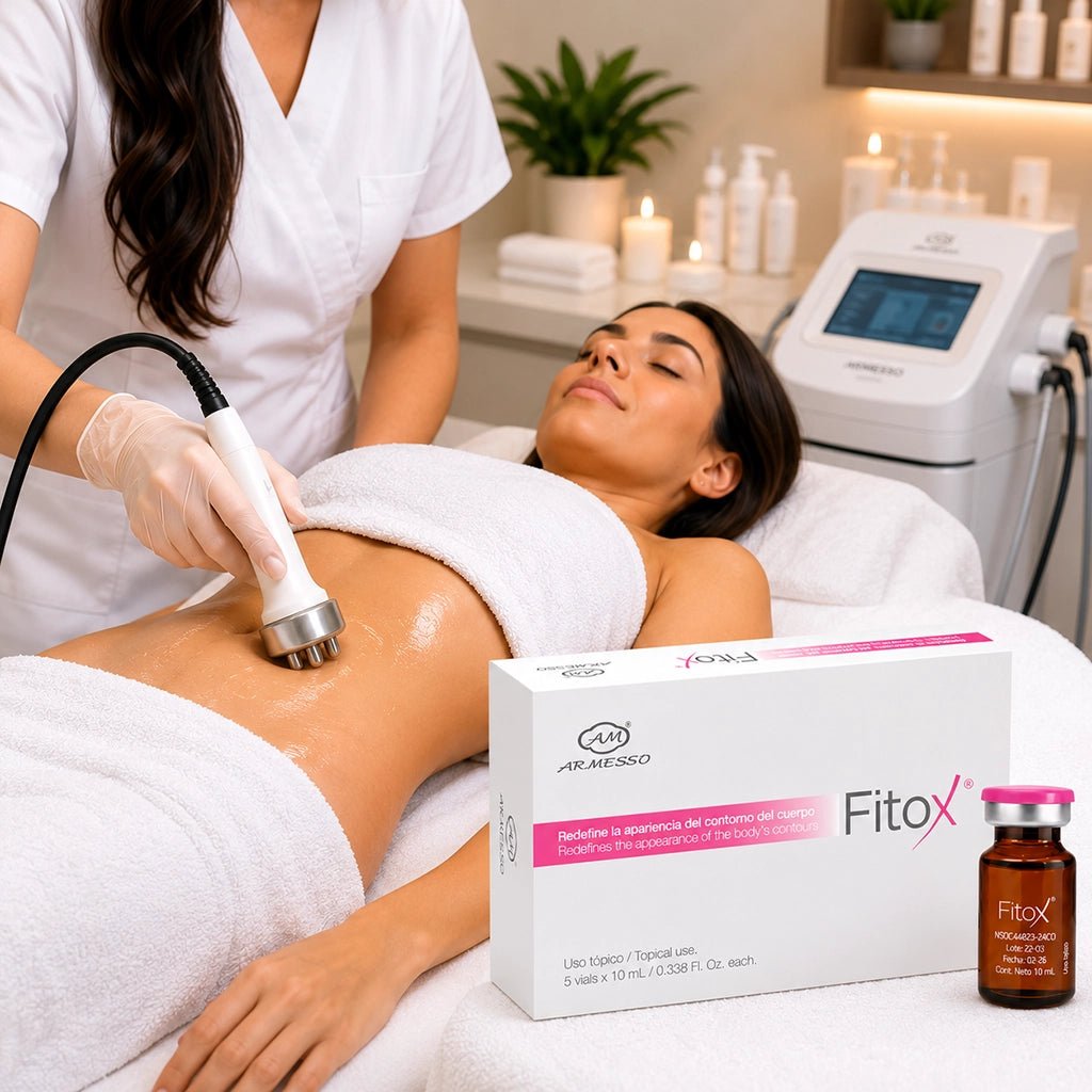 FITOX Lipolytic Body Contouring Vials – Professional Biomimetic Peptide Mesotherapy (5x10ml) - SlimSpaOnline