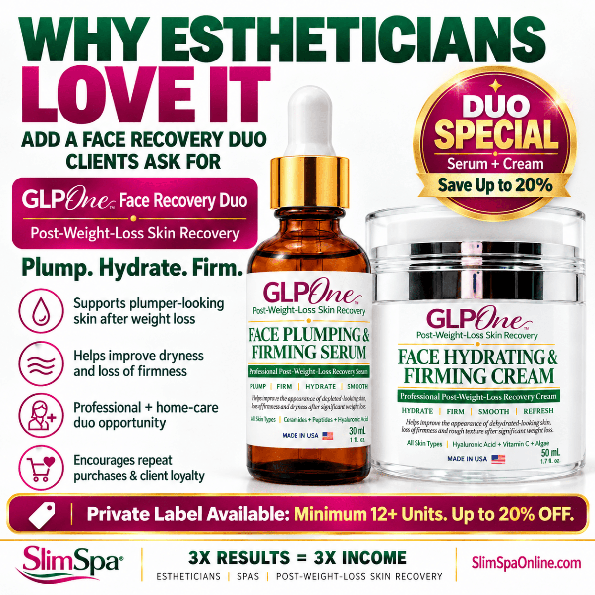 GLPOne™ Face Recovery Duo - SlimSpaOnline