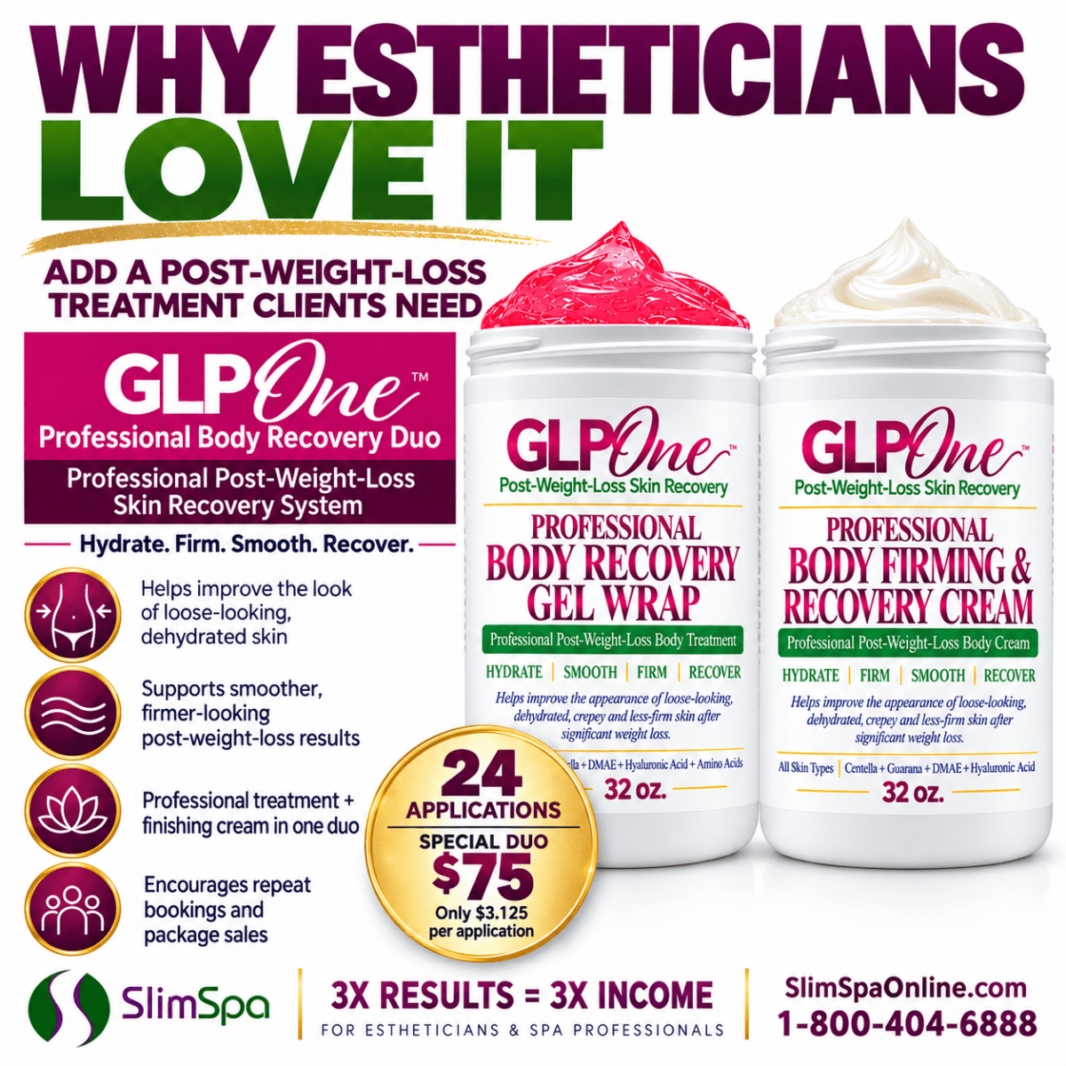 GLPOne™ Professional Body Recovery Duo - SlimSpaOnline