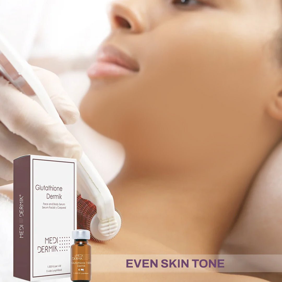 Glutathione Ampoules DERMIK Professional Skin Brightening & Detox Mesotherapy Glutathione Ampoules DERMIK Professional Skin Brightening & Detox Mesotherapy
