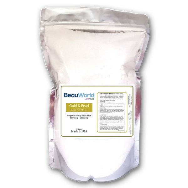 Gold & Pearl Peel-Off Mask 20oz – Professional Luxury Anti-Aging