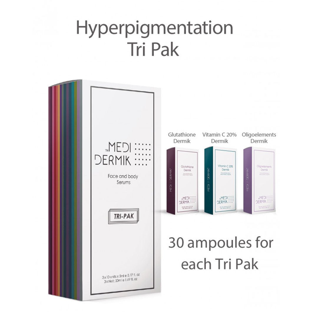 Hyper Pigmentation Tri Pak (30 Ampoules x 5 ml) - SlimSpaOnline