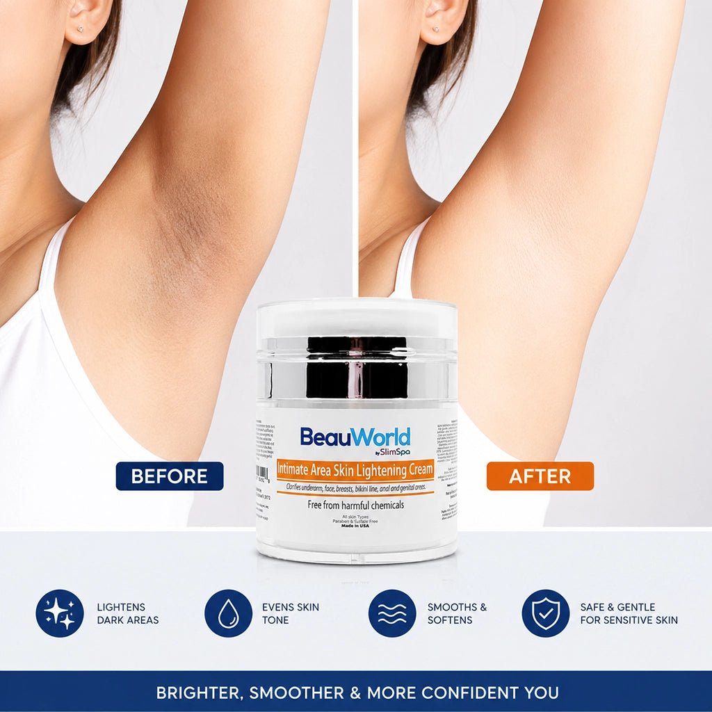 Intimate Area Skin Lightening Cream 50ml – Professional Gentle Brightening & Skin Tone Treatment - SlimSpaOnline
