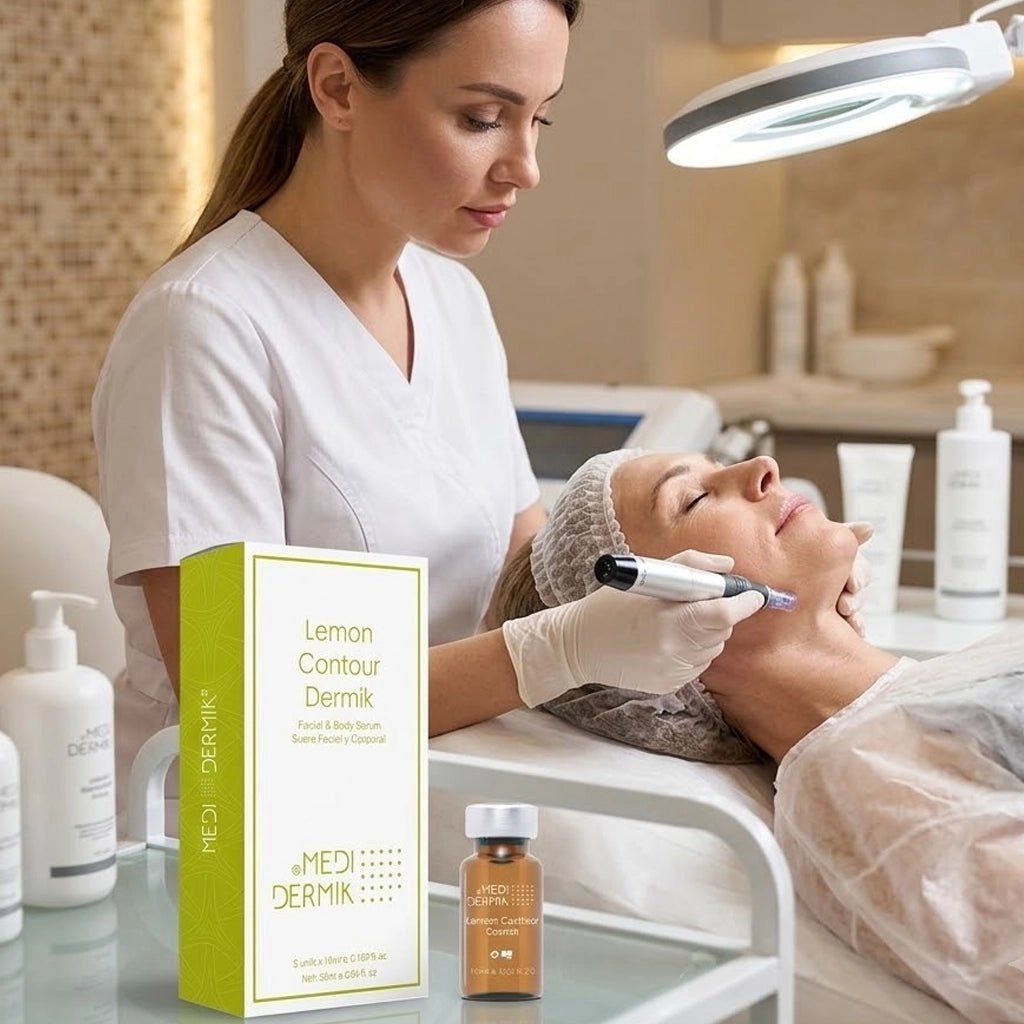 Lemon Contour Serum — Professional Phosphatidylcholine & Bromelain Body Contouring Treatment for Estheticians, 5x10ml - SlimSpaOnline