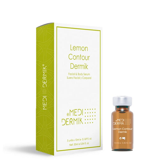Lemon Contour Serum — Professional Phosphatidylcholine & Bromelain Body Contouring Treatment for Estheticians, 5x10ml - SlimSpaOnline