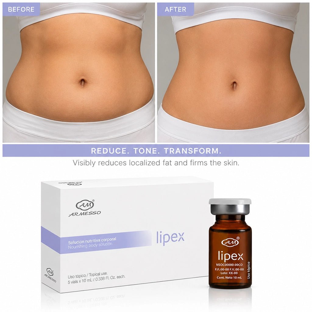 Lipex Lipolysis Vials – Professional Fat Reduction & Body Sculpting Mesotherapy (5x10ml) - SlimSpaOnline