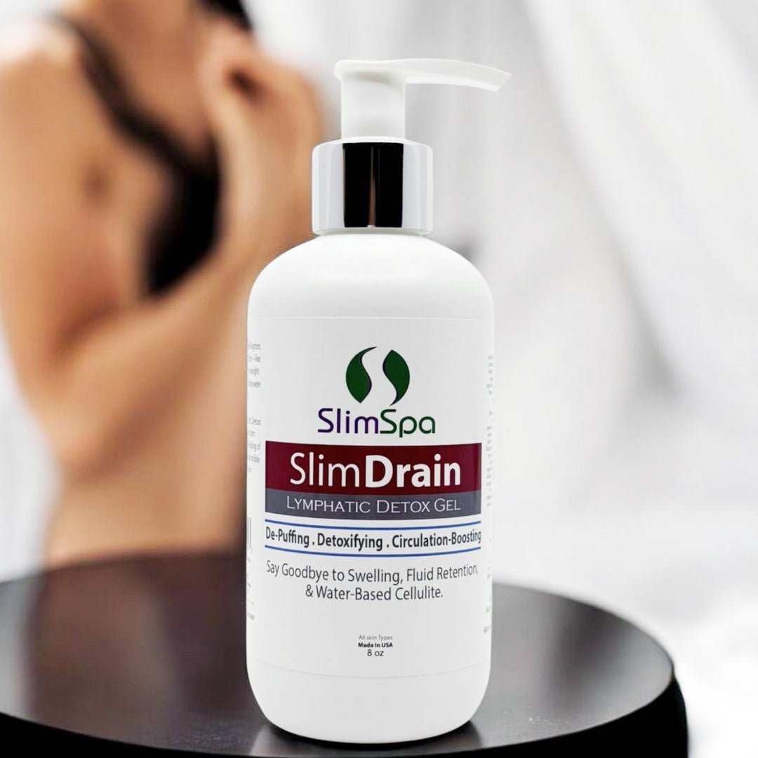 SlimDrain Lymphatic Detox Gel 8 oz | Drain, Depuff & Contour