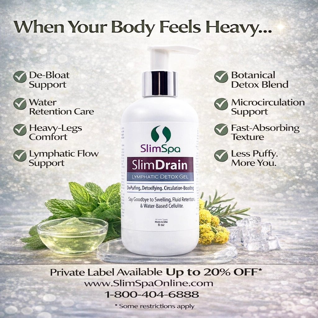 SlimDrain Lymphatic Detox Gel 8oz – Professional Lymphatic