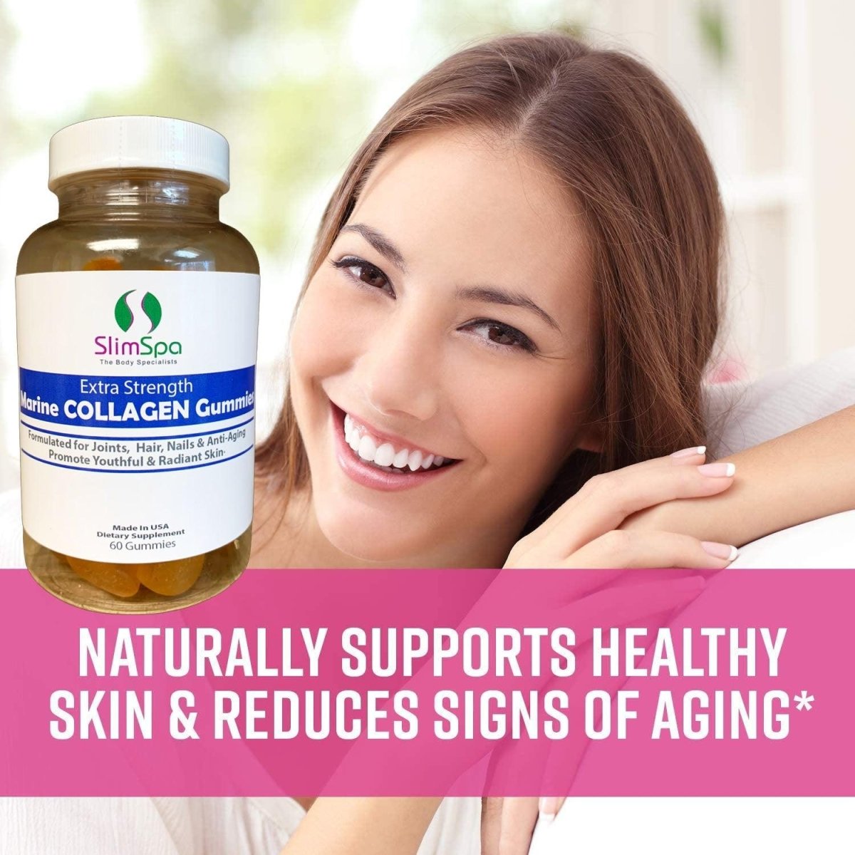 Marine COLLAGEN Gummies (60) - SlimSpaOnline