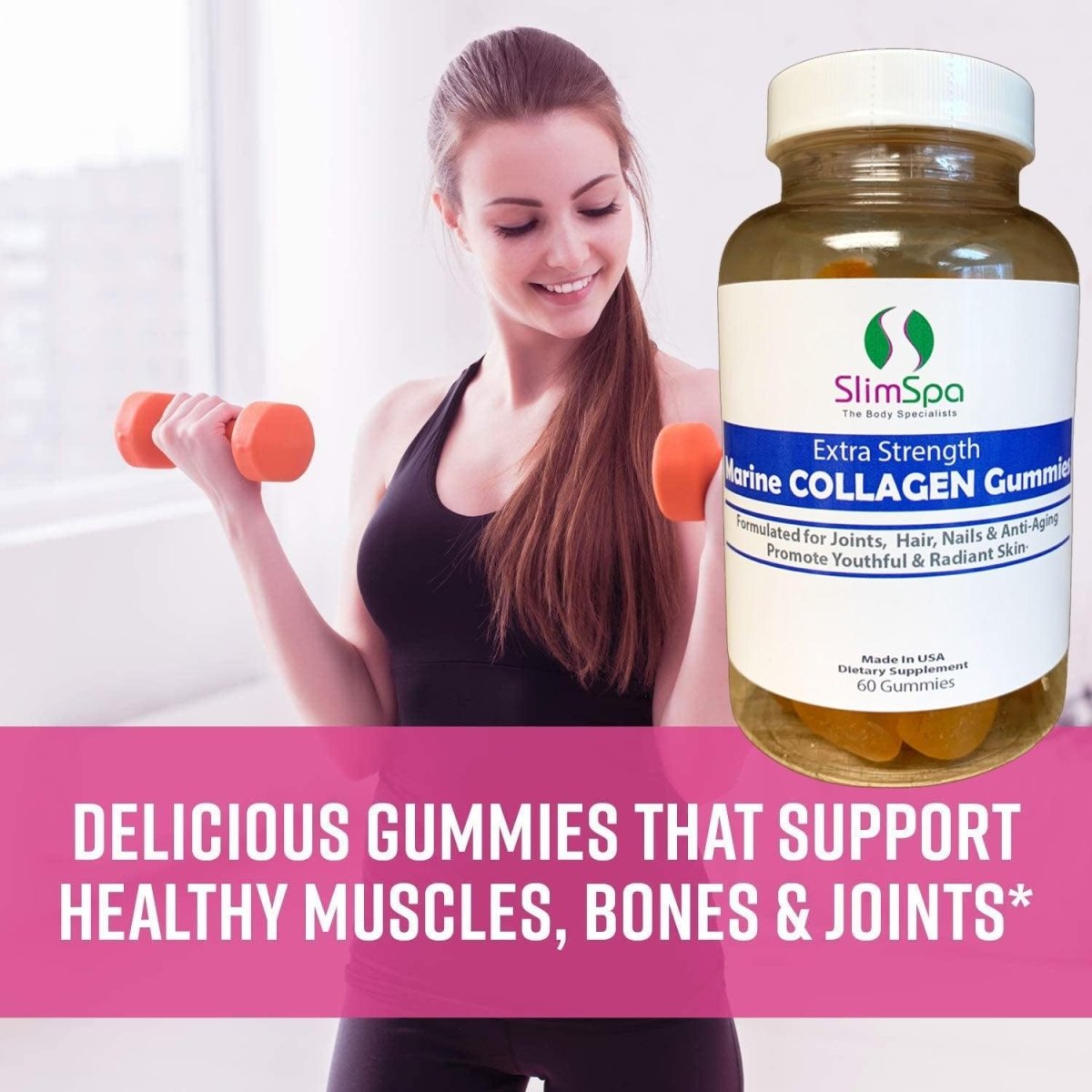 Marine COLLAGEN Gummies (60) - SlimSpaOnline