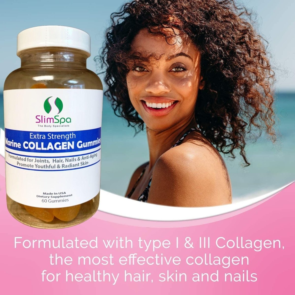 Marine COLLAGEN Gummies (60) - SlimSpaOnline